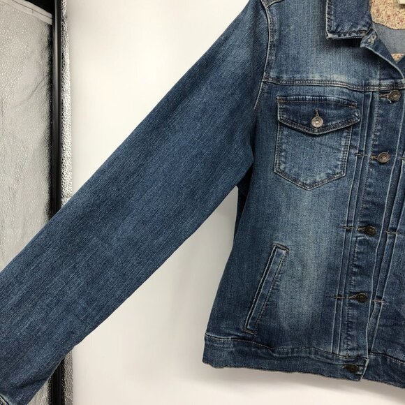 Vintage America Button Up classic  blue Denim Jacket size M - Picture 5 of 14